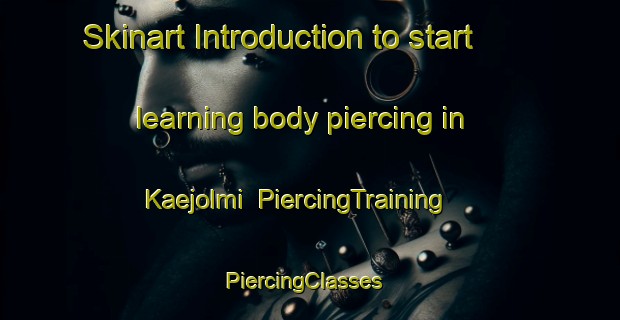 Skinart Introduction to start learning body piercing in Kaejolmi | PiercingTraining | PiercingClasses | SkinartTraining-Korea