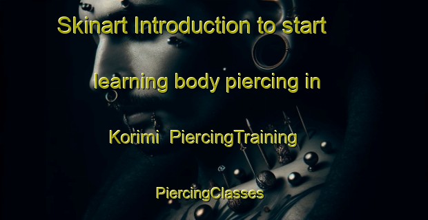 Skinart Introduction to start learning body piercing in Korimi | PiercingTraining | PiercingClasses | SkinartTraining-Korea