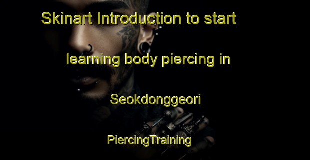 Skinart Introduction to start learning body piercing in Seokdonggeori | PiercingTraining | PiercingClasses | SkinartTraining-Korea