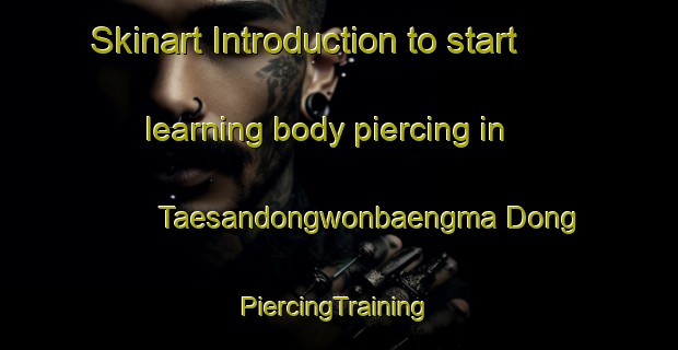 Skinart Introduction to start learning body piercing in Taesandongwonbaengma Dong | #PiercingTraining #PiercingClasses #SkinartTraining-Korea