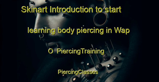 Skinart Introduction to start learning body piercing in Wap O | PiercingTraining | PiercingClasses | SkinartTraining-Korea