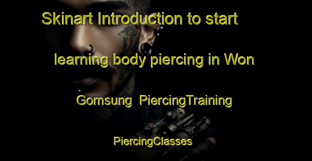 Skinart Introduction to start learning body piercing in Won Gomsung | PiercingTraining | PiercingClasses | SkinartTraining-Korea