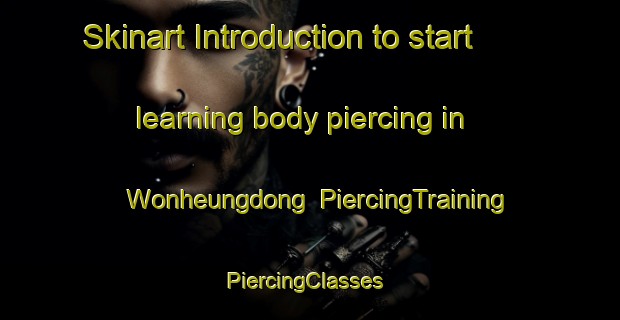 Skinart Introduction to start learning body piercing in Wonheungdong | PiercingTraining | PiercingClasses | SkinartTraining-Korea