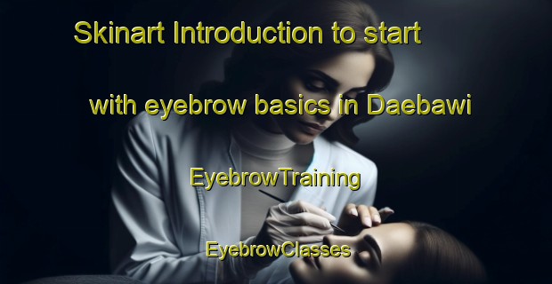 Skinart Introduction to start with eyebrow basics in Daebawi | EyebrowTraining | EyebrowClasses | SkinartTraining-Korea