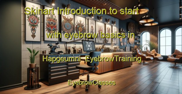 Skinart Introduction to start with eyebrow basics in Hapgeumni | EyebrowTraining | EyebrowClasses | SkinartTraining-Korea