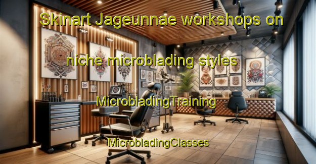 Skinart Jageunnae workshops on niche microblading styles | #MicrobladingTraining #MicrobladingClasses #SkinartTraining-Korea