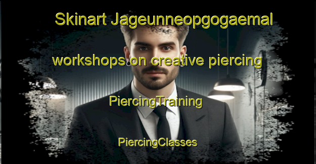 Skinart Jageunneopgogaemal workshops on creative piercing | #PiercingTraining #PiercingClasses #SkinartTraining-Korea