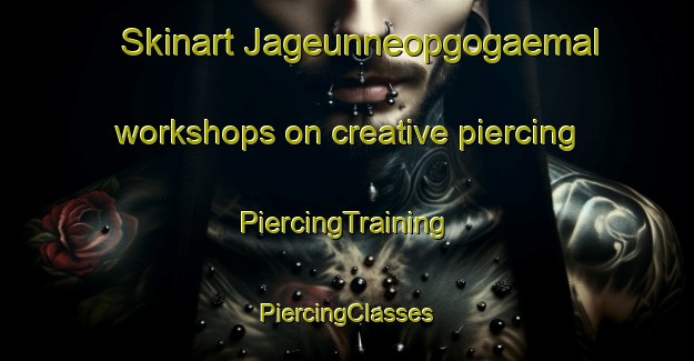 Skinart Jageunneopgogaemal workshops on creative piercing | #PiercingTraining #PiercingClasses #SkinartTraining-Korea