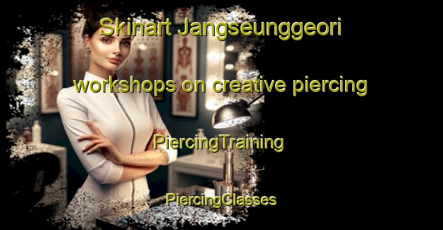 Skinart Jangseunggeori workshops on creative piercing | #PiercingTraining #PiercingClasses #SkinartTraining-Korea