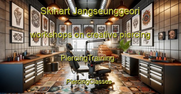Skinart Jangseunggeori workshops on creative piercing | PiercingTraining | PiercingClasses | SkinartTraining-Korea