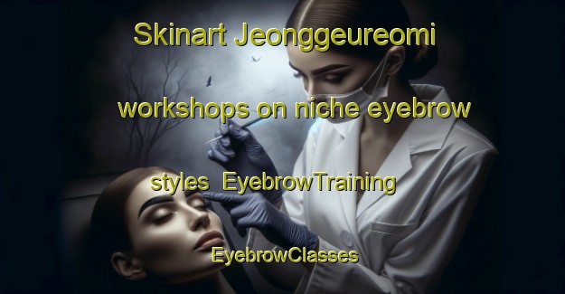 Skinart Jeonggeureomi workshops on niche eyebrow styles | EyebrowTraining | EyebrowClasses | SkinartTraining-Korea