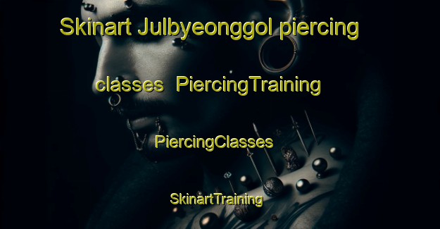 Skinart Julbyeonggol piercing classes | PiercingTraining | PiercingClasses | SkinartTraining-Korea