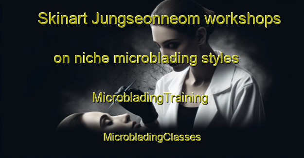 Skinart Jungseonneom workshops on niche microblading styles | #MicrobladingTraining #MicrobladingClasses #SkinartTraining-Korea