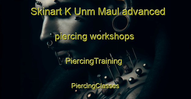 Skinart K Unm Maul advanced piercing workshops | #PiercingTraining #PiercingClasses #SkinartTraining-Korea