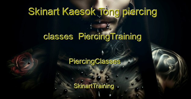 Skinart Kaesok Tong piercing classes | #PiercingTraining #PiercingClasses #SkinartTraining-Korea