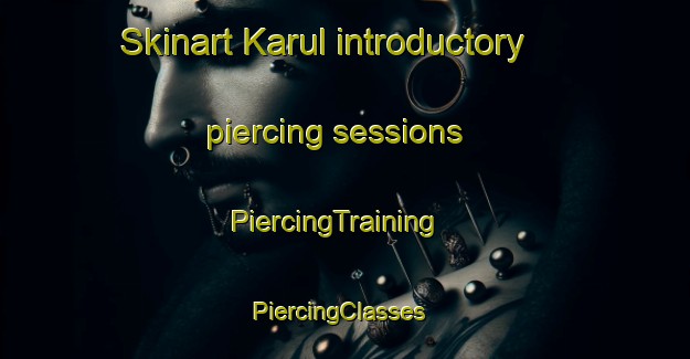 Skinart Karul introductory piercing sessions | PiercingTraining | PiercingClasses | SkinartTraining-Korea