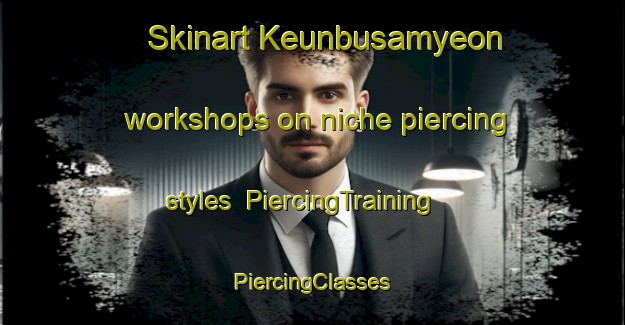 Skinart Keunbusamyeon workshops on niche piercing styles | #PiercingTraining #PiercingClasses #SkinartTraining-Korea