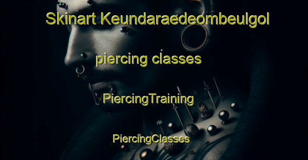 Skinart Keundaraedeombeulgol piercing classes | PiercingTraining | PiercingClasses | SkinartTraining-Korea