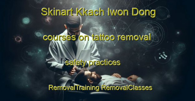 Skinart Kkach Iwon Dong courses on tattoo removal safety practices | #RemovalTraining #RemovalClasses #SkinartTraining-Korea