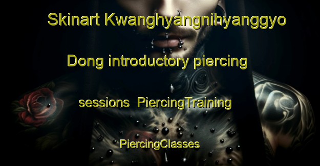 Skinart Kwanghyangnihyanggyo Dong introductory piercing sessions | #PiercingTraining #PiercingClasses #SkinartTraining-Korea