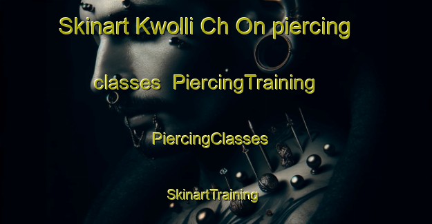 Skinart Kwolli Ch On piercing classes | PiercingTraining | PiercingClasses | SkinartTraining-Korea
