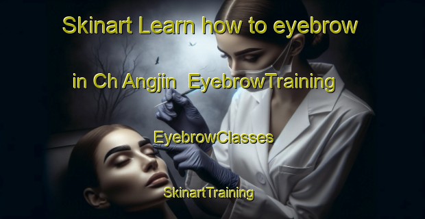 Skinart Learn how to eyebrow in Ch Angjin | EyebrowTraining | EyebrowClasses | SkinartTraining-Korea