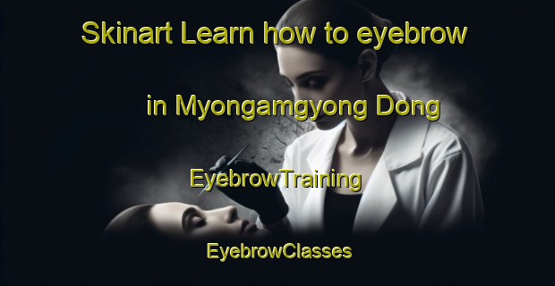 Skinart Learn how to eyebrow in Myongamgyong Dong | EyebrowTraining | EyebrowClasses | SkinartTraining-Korea