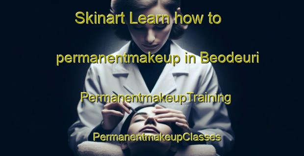 Skinart Learn how to permanentmakeup in Beodeuri | PermanentmakeupTraining | PermanentmakeupClasses | SkinartTraining-Korea