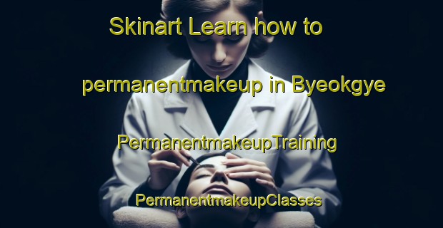 Skinart Learn how to permanentmakeup in Byeokgye | PermanentmakeupTraining | PermanentmakeupClasses | SkinartTraining-Korea