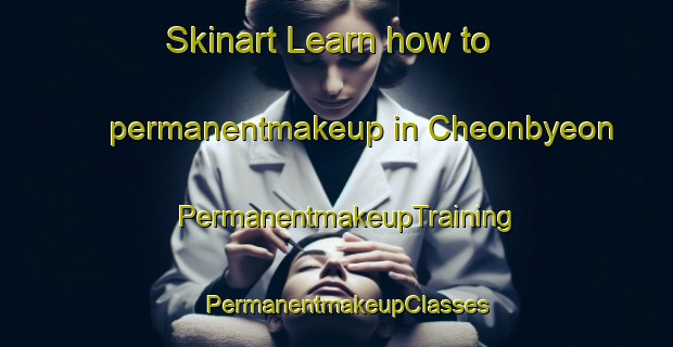 Skinart Learn how to permanentmakeup in Cheonbyeon | PermanentmakeupTraining | PermanentmakeupClasses | SkinartTraining-Korea