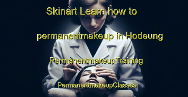 Skinart Learn how to permanentmakeup in Hodeung | PermanentmakeupTraining | PermanentmakeupClasses | SkinartTraining-Korea