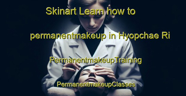 Skinart Learn how to permanentmakeup in Hyopchae Ri | PermanentmakeupTraining | PermanentmakeupClasses | SkinartTraining-Korea