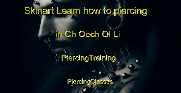 Skinart Learn how to piercing in Ch Oech Ol Li | #PiercingTraining #PiercingClasses #SkinartTraining-Korea