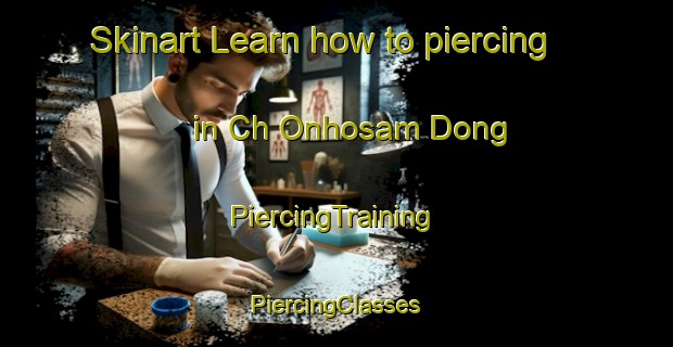 Skinart Learn how to piercing in Ch Onhosam Dong | #PiercingTraining #PiercingClasses #SkinartTraining-Korea