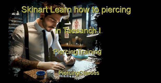 Skinart Learn how to piercing in Taesanch I | PiercingTraining | PiercingClasses | SkinartTraining-Korea