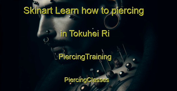 Skinart Learn how to piercing in Tokuhei Ri | PiercingTraining | PiercingClasses | SkinartTraining-Korea