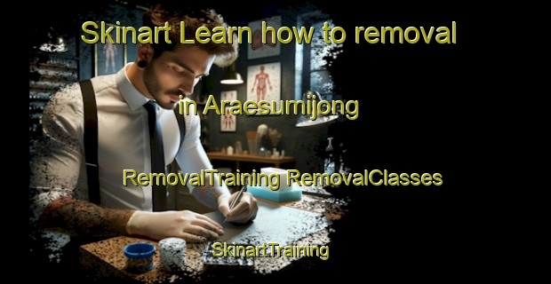 Skinart Learn how to removal in Araesumijong | #RemovalTraining #RemovalClasses #SkinartTraining-Korea