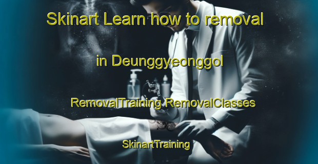 Skinart Learn how to removal in Deunggyeonggol | #RemovalTraining #RemovalClasses #SkinartTraining-Korea