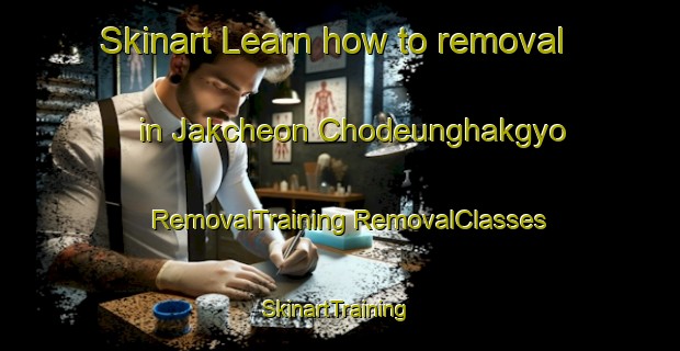 Skinart Learn how to removal in Jakcheon Chodeunghakgyo | #RemovalTraining #RemovalClasses #SkinartTraining-Korea