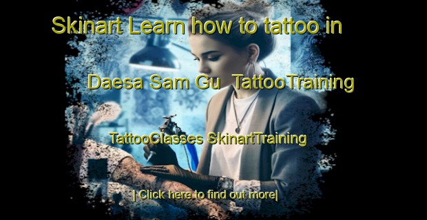 Skinart Learn how to tattoo in Daesa Sam Gu | #TattooTraining #TattooClasses #SkinartTraining-Korea