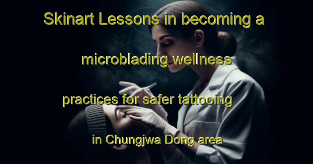 Skinart Lessons in becoming a microblading wellness practices for safer tattooing in Chungjwa Dong area | MicrobladingTraining | MicrobladingClasses | SkinartTraining-Korea
