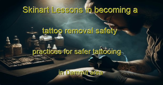 Skinart Lessons in becoming a tattoo removal safety practices for safer tattooing in Dammit area | RemovalTraining | RemovalClasses | SkinartTraining-Korea