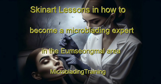 Skinart Lessons in how to become a microblading expert in the Eumseongmal area | MicrobladingTraining | MicrobladingClasses | SkinartTraining-Korea