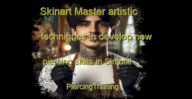 Skinart Master artistic techniques in develop new piercing skills in Simusil | PiercingTraining | PiercingClasses | SkinartTraining-Korea