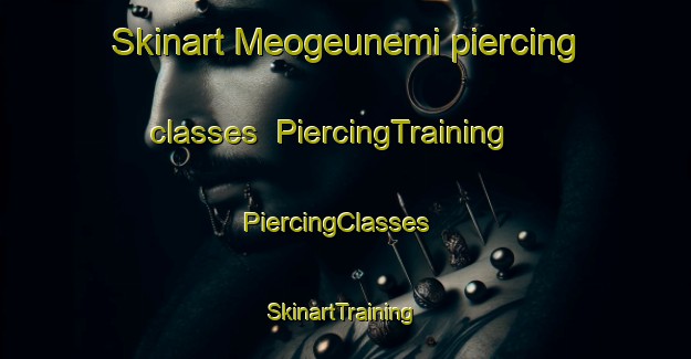 Skinart Meogeunemi piercing classes | PiercingTraining | PiercingClasses | SkinartTraining-Korea