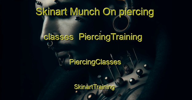 Skinart Munch On piercing classes | #PiercingTraining #PiercingClasses #SkinartTraining-Korea