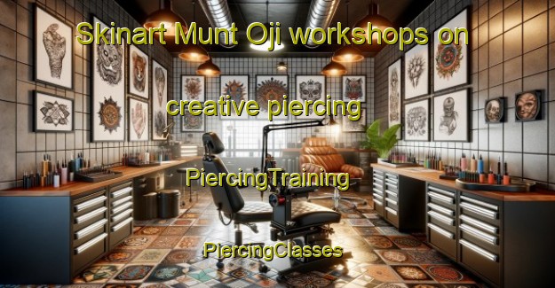 Skinart Munt Oji workshops on creative piercing | PiercingTraining | PiercingClasses | SkinartTraining-Korea