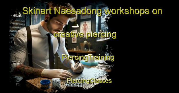 Skinart Naesadong workshops on creative piercing | #PiercingTraining #PiercingClasses #SkinartTraining-Korea