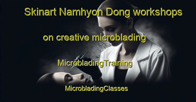 Skinart Namhyon Dong workshops on creative microblading | MicrobladingTraining | MicrobladingClasses | SkinartTraining-Korea