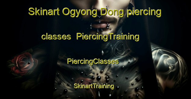 Skinart Ogyong Dong piercing classes | PiercingTraining | PiercingClasses | SkinartTraining-Korea